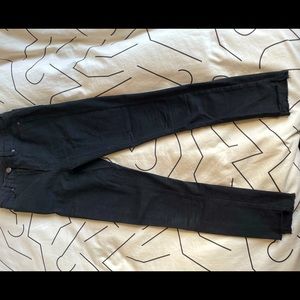 Boohoo black high waisted jeans
